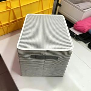 衣類や毛布用の大容量収納ボックス、ファスナー付きの布製収納ボックス、折りたたみ式収納コンテナ、オーガナイザーボックス、収納バスケット