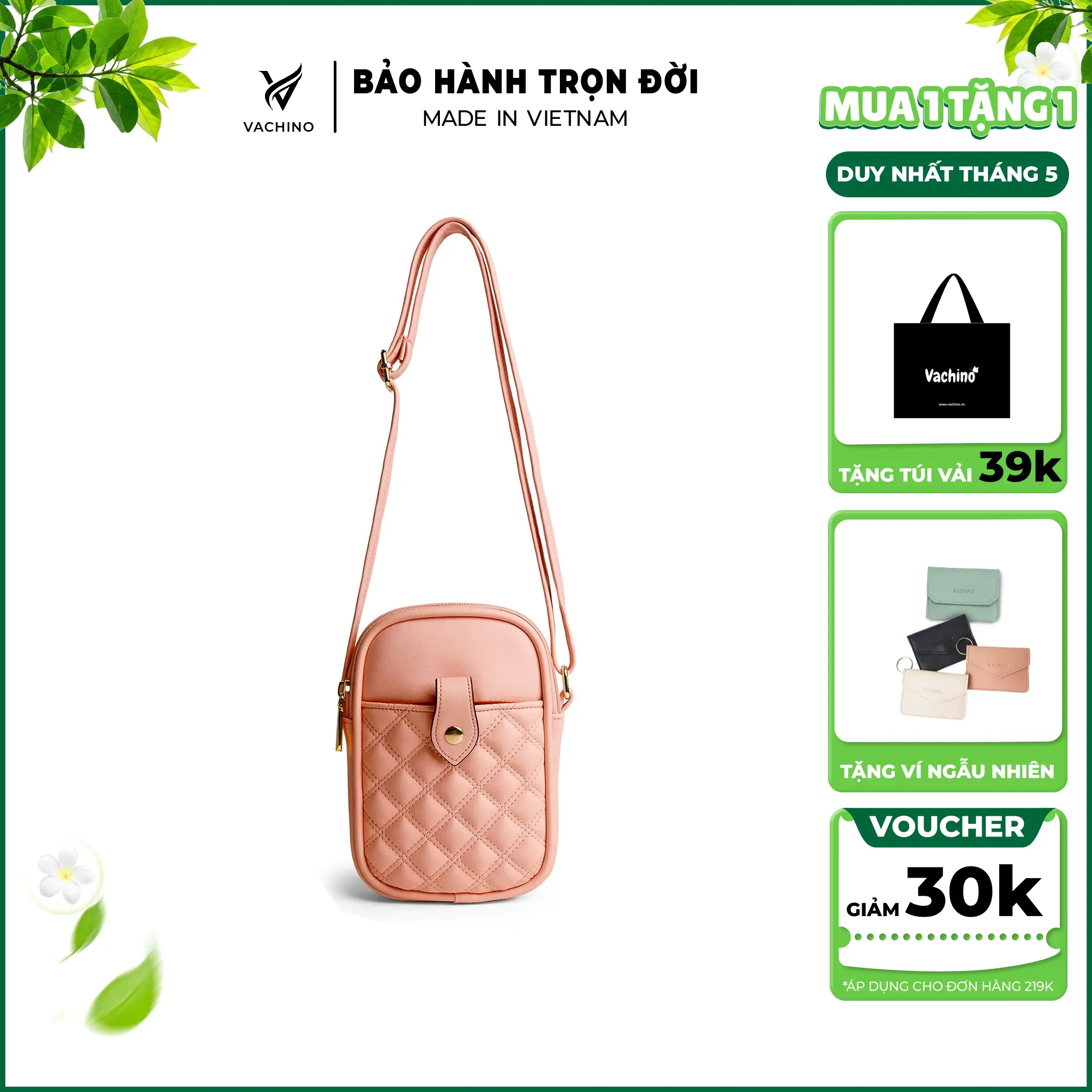 Túi đeo chéo nữ thời trang sang chảnh VACHINO-TX039 Bag Đeo Vai