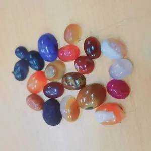 Paket Batu Akik Campur Natural atau Paket Batu Cincin Akik Alam Berbagai Jenis motif