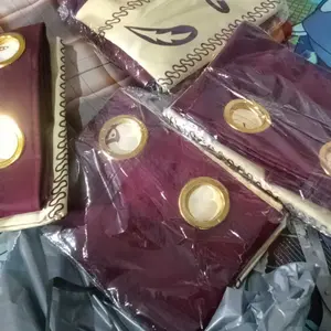 Gorden Semokring  Jendela maupun Pintu Ukuran 110cm x210cm Bahan Katun Polymicro Halus danTebal Dekorasi