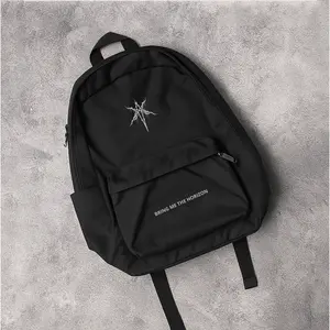 Tas Ransel Pria Motif Metal Keren Untuk Sekolah Kuliah  Backpack Wanita