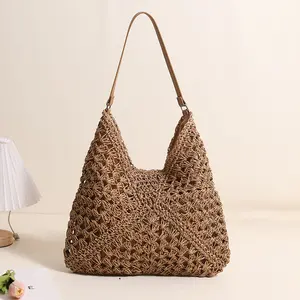 Tas Anyaman Kekinian Premium. Model jinjing aesthetic, kapasitas besar buat kebutuhan sehari-hari. Desain estetik dan anyaman premium. Cocok jadi tas pantai atau tas jalan-jalan