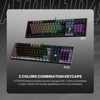 Gambar FANTECH ATOM104 MK886V2 Sumi Edition Black Mechanical - Gaming Keyboard dari Techno Computer Bali Kota Denpasar 3 Tokopedia