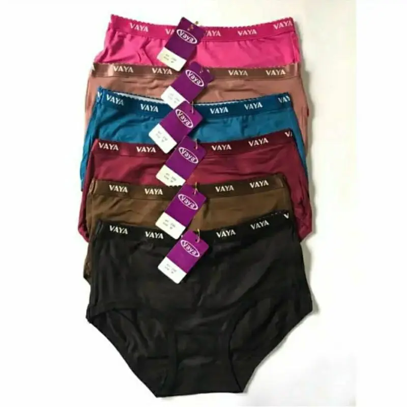 Promo (ISI 3PC 6PC 12PC) CELANA DALAM WANITA MEREK VAYA 298 BAHAN KATUN | Celana Dalam VAYA M-XXL
