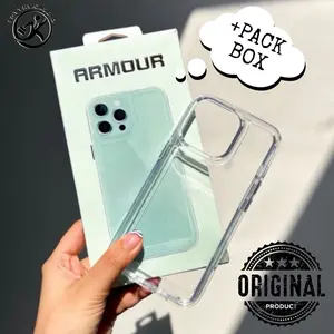 [ANTI KUNING] ARMOUR MILITARY Case Akrilik Bening IPH 7 7+ 8 8+ SE 2 X XS MAX XR 11 12 13 14 15 16E 16 17 PRO MAX 14+ 15+ 16+ PLUS AIR Casing Transparan Hard Clear Case Premium Acrylic Crystal