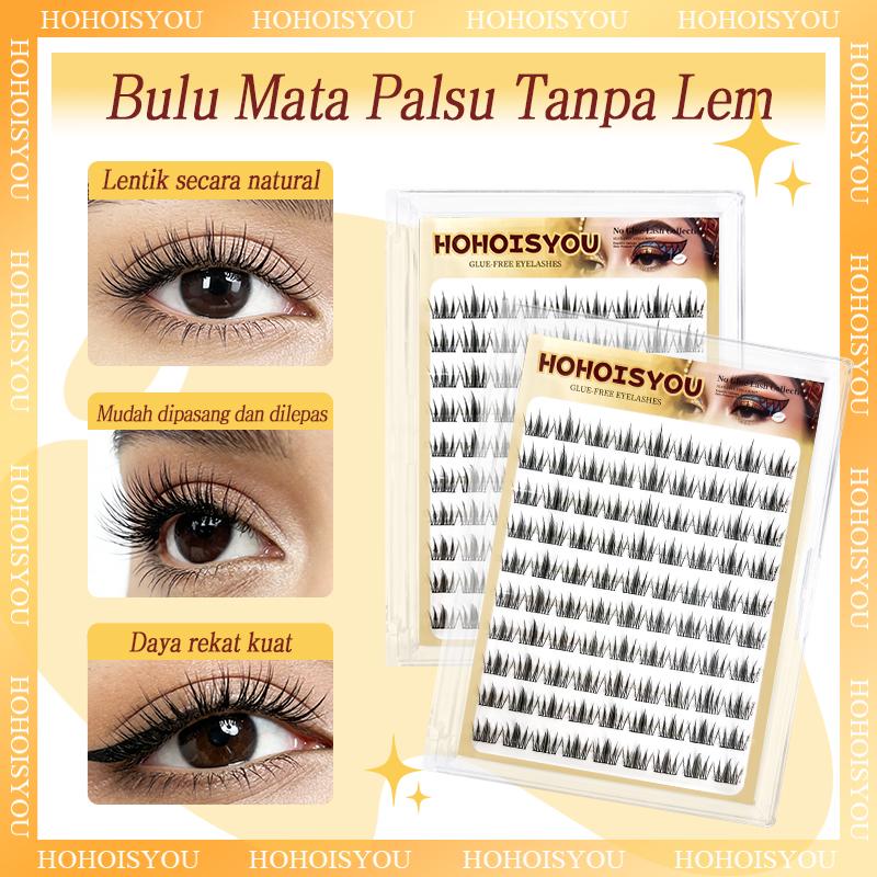 HOHOISYOU Bulu Mata Palsu Tanpa Lem (90PCS) - Koleksi Snowflake, 8-13MM Volume 3D Alami, Dapat Digunakan Ulang, Sempurna untuk Pemula! - Extension, Cleansing Eyelash HOHOISYOU Bulu Mata Palsu Tanpa Lem (90PCS) - Koleksi Snowflake, 8-13MM Volume 3D Alami, Dapat Digunakan Ulang, Sempurna untuk Pemula! - Extension, Cleansing Eyelash