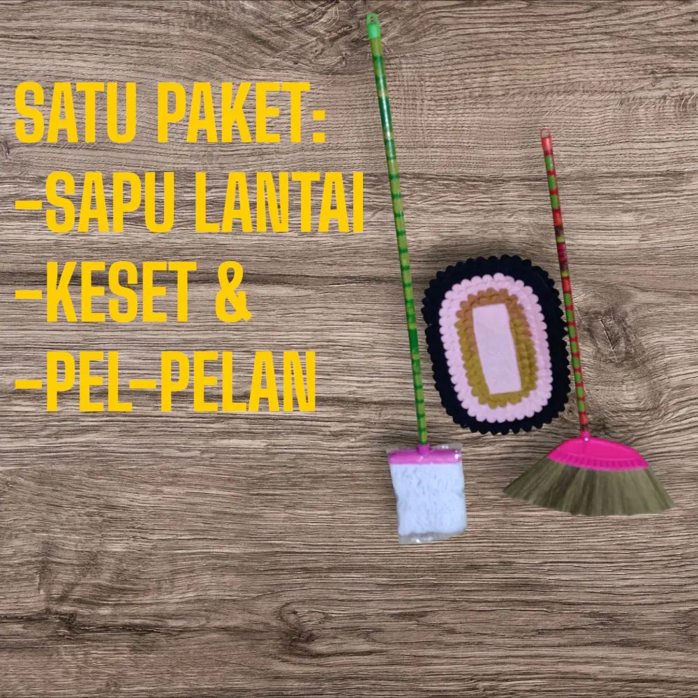 SATU PAKET DAPAT 3 BIJI:SAPU RAYUNG,PEL-PELAN & KESET.