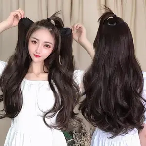 AEGYOSHOPPE - 022L 022W 022S 022D 318 60A hairclip korea 60 cm - Rambut Palsu Wanita Korea Style Aesthetic Premium Fiber COD Extension