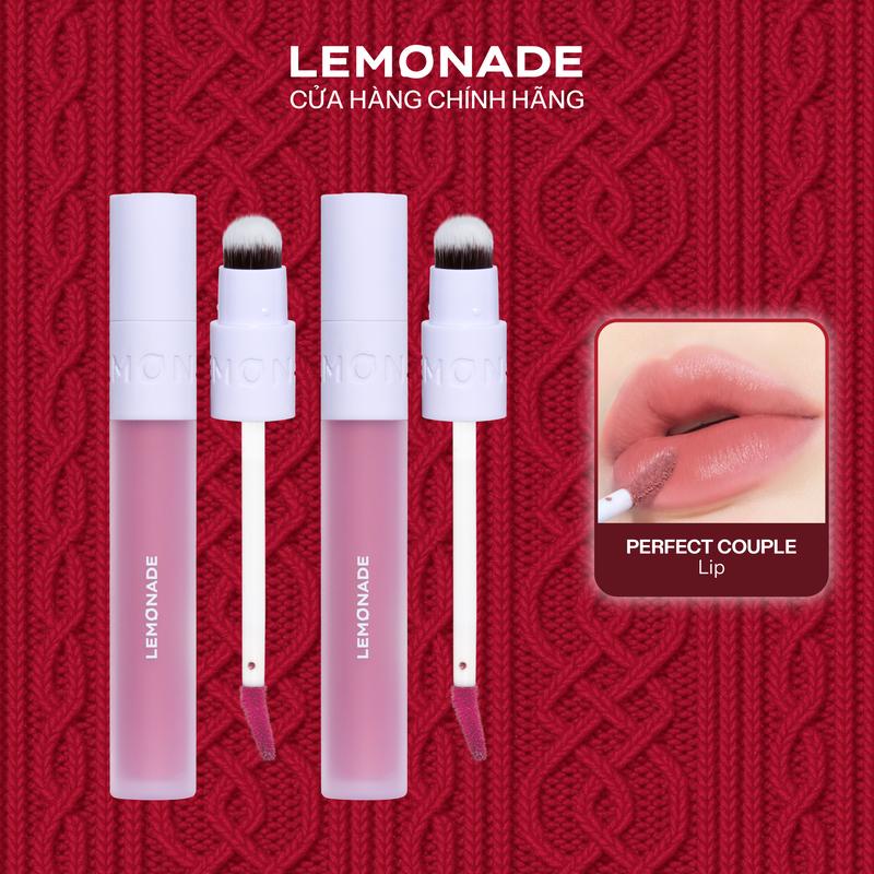 Combo 02 Son kem mịn lì thuần chay Lemonade Perfect Couple 3.5g