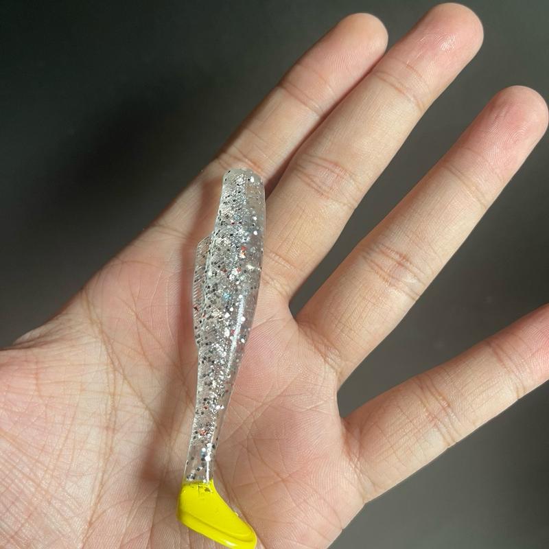 SOFTLURE 8CM -+6gr PADDLE TAIL + HOOK/KAIL(1 PCS) Cocok untuk Olahraga Pancing Mancing Casting 2