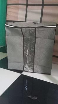 Product Review of Dejavu Tempat Penyimpanan Baju Storage Box Travelling Organizer Bag Pakaian Kotak Selimut Lemari HSB225 from B**n 2