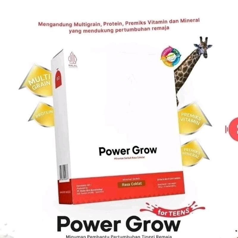 POWER GROW TEEN & KIDS SUSU PENINGGI BADAN Remaja & anak bubuk, Milk, Etawa, Dairy 4