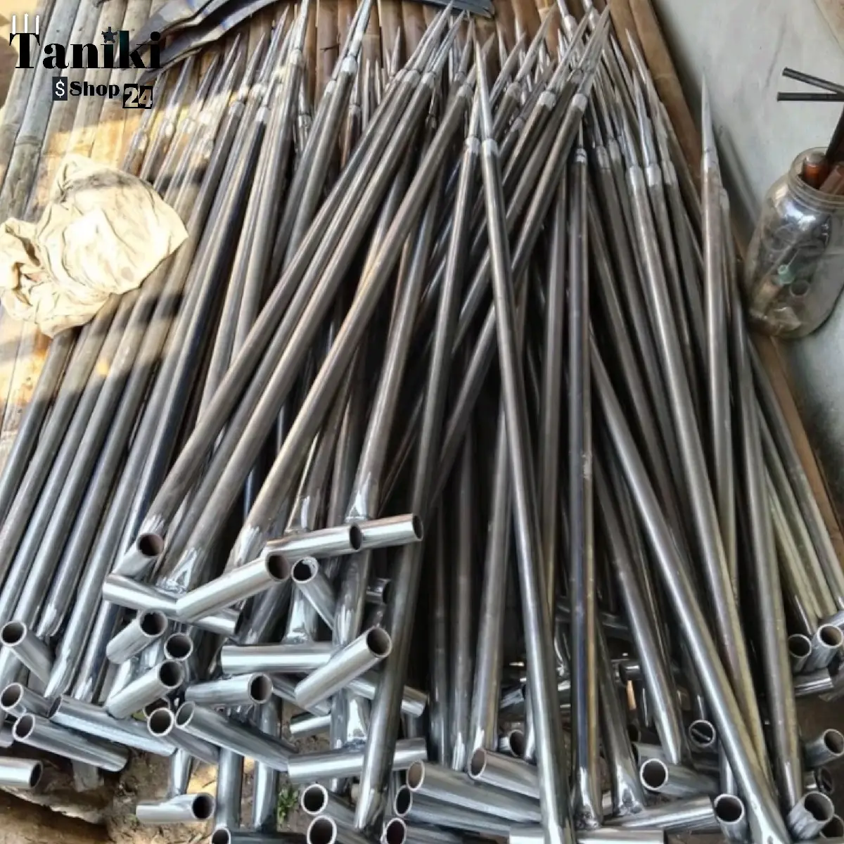 Taniki Tojok Sawit Bahan Stanlis & Kalpanis Panjang 100/110cm Mata Baja Tahan Lama dan Kuat untuk Kebutuhan Praktis Gagang 10-/+cm Mata 20-/+cm
