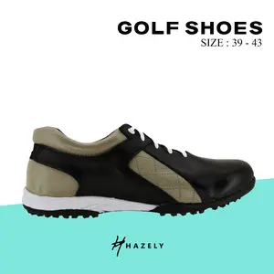 Sepatu Golf Marva Series UNISEX - Black Grey - HAZELY