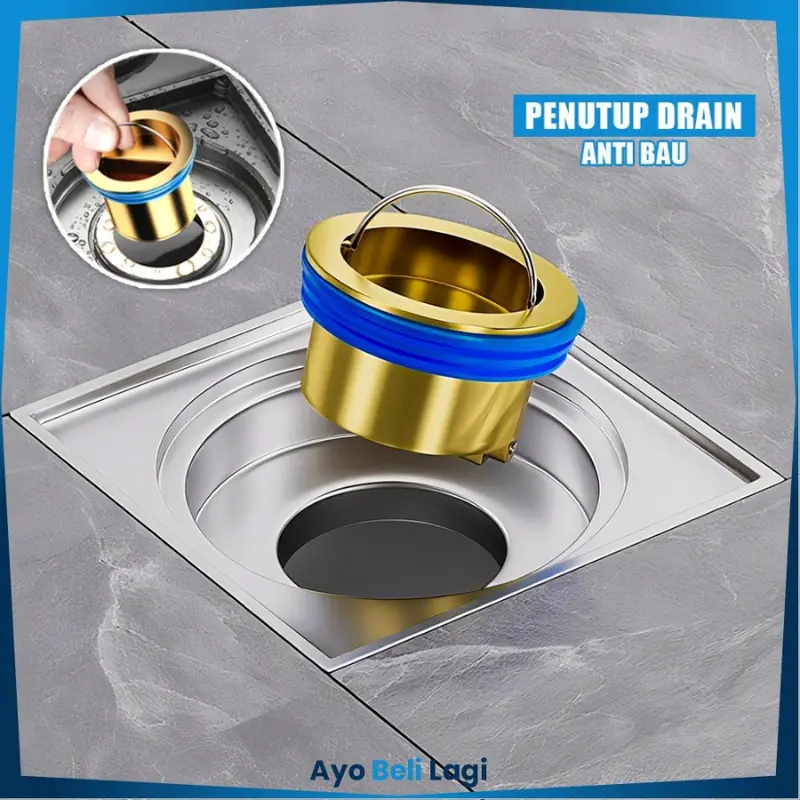 COD Katup Penutup Saluran Air Wastafel Dapur Kamar Mandi Floor Drain Core Anti Bau Anti Serangga Peralatan Sanitasi Rumah Tangga Praktis