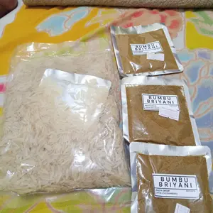 Nasi Biryani Instant Ahliya dengan beras basmati untuk 3 sampai 4 porsi