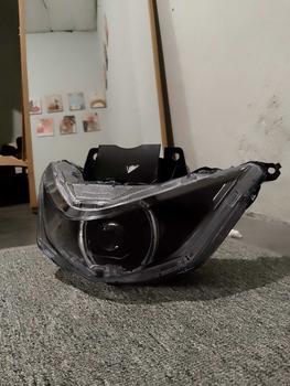 Product Review of Reflektor lampu depan BEAT DELUXE BILED GEN 1 2020-2023 MATRIX X1 ukuran 4,5 inc Motorcycle Foto from k**l 0