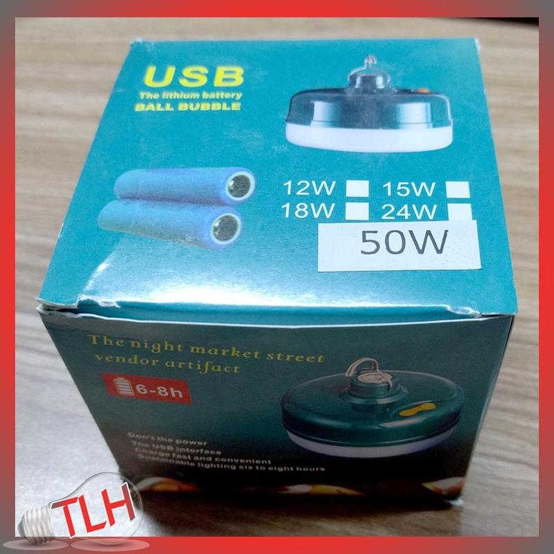 HARGA MODEL LAMPU HIAS GANTUNG MINIMALIS MEWAH KLASIK MODERN OUTDOOR UNIK TERAS RUANG TAMU CAFÉ - CLAPSELL RECHARGEABLE USB LED 50W Bohlam 5