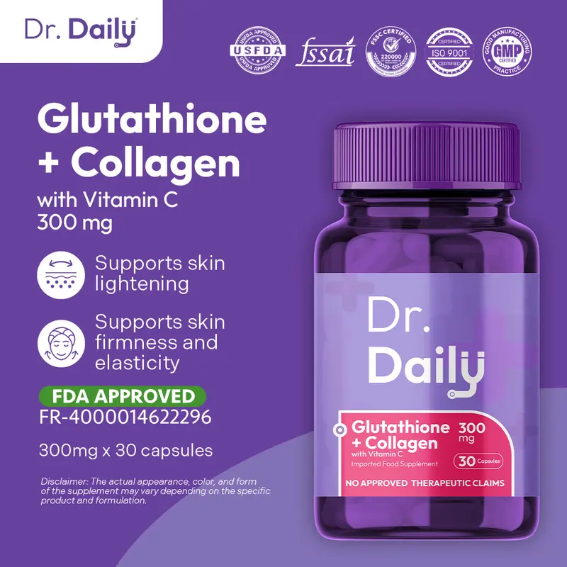 Dr. Daily Hydrolyzed Collagen with Vitamin C| Skin Hydration, Hair  Strength, Nail Health, Beauty