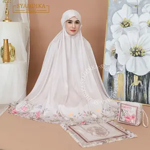 Syahdika - (FREE SEJADAH) MUKENA SILK PREMIUM BALQIS SERIES BY SYAHDIKA