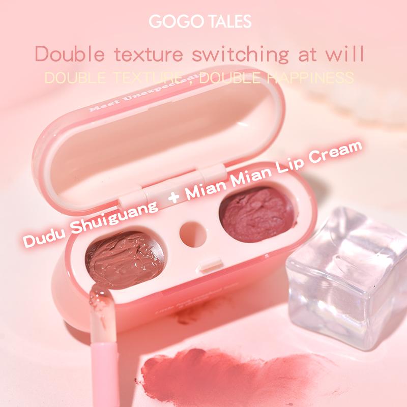 [BPOM]GOGO TALES LipPods Lipstik Cloud Sense Dual Colour Lipcream Lip Matte Velvet Lipstick Lip Tint Anak Sekolah Make Up Lip Gloss Bibir GT621 3