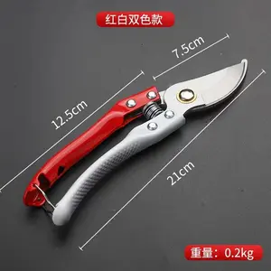 GUNTING DAHAN BAJA SK5 / GUNTING RUMPUT / GUNTING TANGKAI MERAH PUTIH