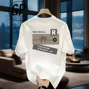 T-Shirt  Kaos T 100% katun, untuk pria dan wanita, dengan kerah bundar gaya Amerika, lengan pendek