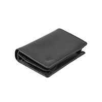 Gambar STARKE Dompet Bifold Unisex Kancing Kulit Sapi Asli Dompet Uang Dompet Koin Dompet Kartu Bifold Leather Wallet with Button Laconic Doe Black - Black dari STARKE Leather Kota Administrasi Jakarta Barat 3 Tokopedia