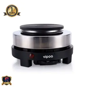 Kompor Listrik V-070 Garansi 1 tahun Vipoo Electric Stove Portable Hot Plate Electric Cooking / Kompor Elektrik Portable Traveling 500W