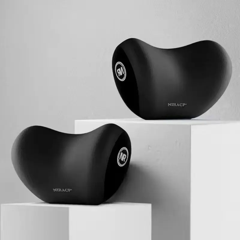 【COD】NIRACL Car Bantal Berkendara Mobil Set Penopang Leher dan Pinggang Hitam Bantal Leher Busa Memori Bantal Lumbar 2