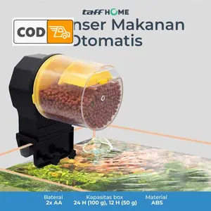 Fish Feeder Pakan Ikan Otomatis Aquarium Automatic Food Timer Dispenser Alat Pemberi Makanan