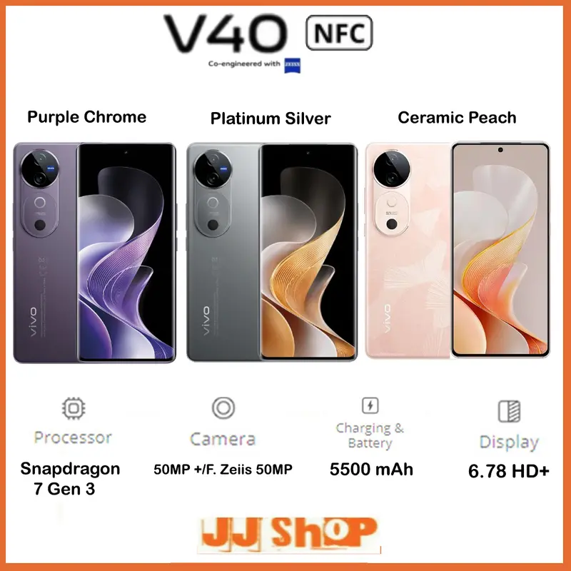 [ HP TAHAN AIR ] VIVO V40 5G 12/256 GB RAM 12GB ROM 256GB GARANSI RESMI 1