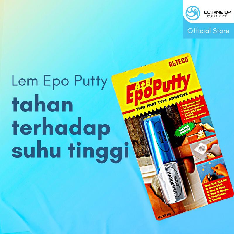 Lem Alteco Epo Putty 50gram untuk Beton, Fiberglass, Logam, PVC, Plastik, Kayu, dan Akuarium 3