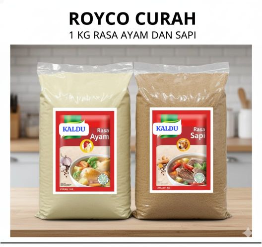 Royco Repack Rasa Ayam Dan Sapi 1Kg Penyedap Rasa Kaldu Curah Food Masakan bumbu dapur rempah