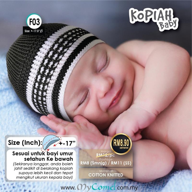 Product Introduction of [HOT ITEM] Kopiah Baby Boy Untuk Si Comel Bayi HatsMa 0