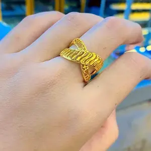 (beli 2 produk gratis 1 cincin) SUMBAR PERHIASAN cincin silang v24 terbaru