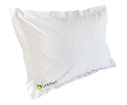 Bali Linen - Pillow Case Tc-300 Plain White Fabric