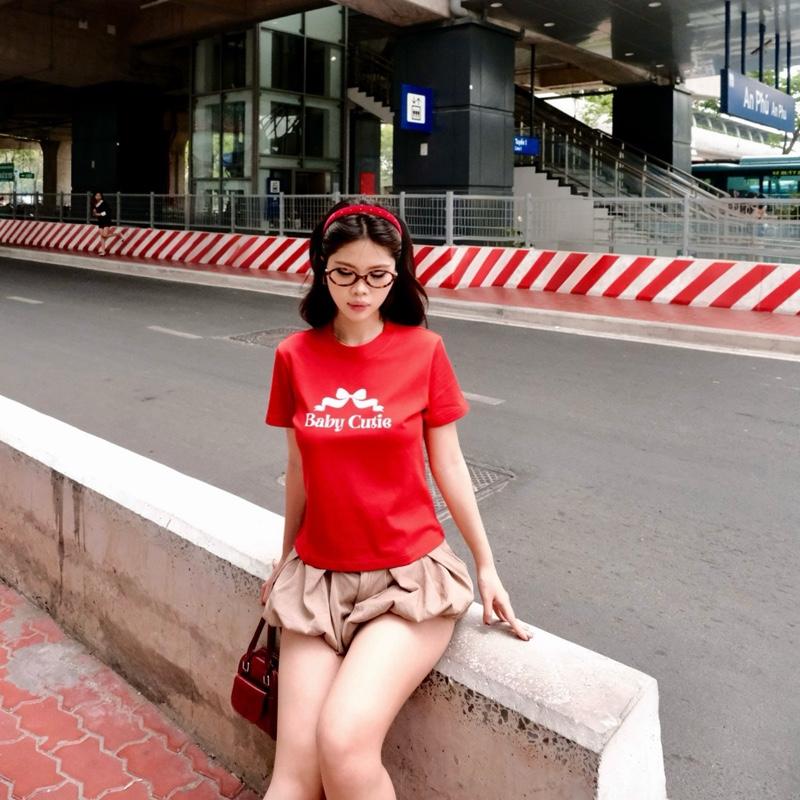Áo Babytee KEWLIE - BABYCUTIE  - Cotton 250gsm 2 Chiều 2