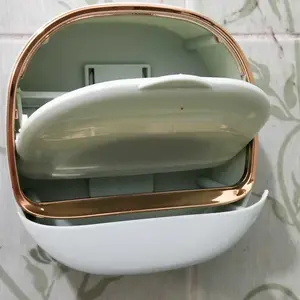 PIFACIA Rak Sabun Batang Tempel Dinding Aesthethic Dispenser Tempat Penyimpanan Tertutup Model Premium