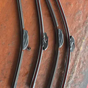 AERODINAMIC Wiper Mobil QUAD Blade QUAD Layer 4 Lapis Karet Frameless 2 PCS Sepasang Universal Semua Tipe Jenis Mobil