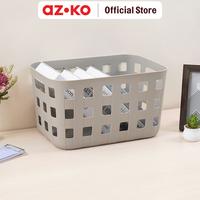 Gambar AZKO Stora Tempat Penyimpanan Organizer Box Kotak Penyimpanan Keranjang Serbaguna - Abu-abu, 38.3x26.6x14cm dari AZKO ID Kota Administrasi Jakarta Barat 1 Tokopedia