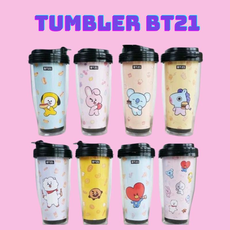 Tumbler insert paper BT21 free photocard 0