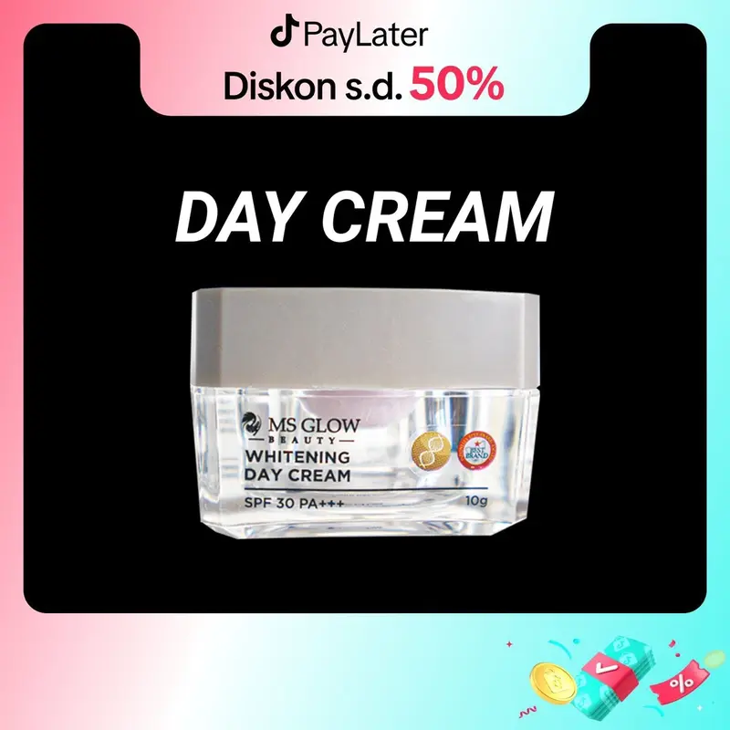 Msglow Daycream Perawatan Wajah Mencerahkan dengan SPF 30 Anti Komedogenic 1