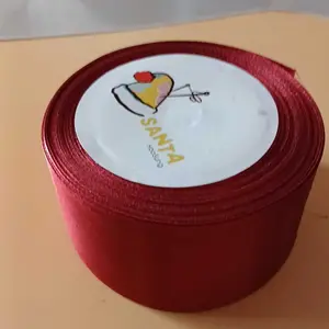 PITA SATIN 1 1/2 INCH (4 CM) / PITA SATIN WARNA / 20 YARDS PER-ROLL