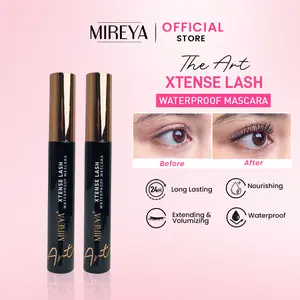[2 PCS] Mireya Xtense Lash Waterproof Mascara – Volumizing, Lengthening, Memanjangkan & Menebalkan Bulu Mata
