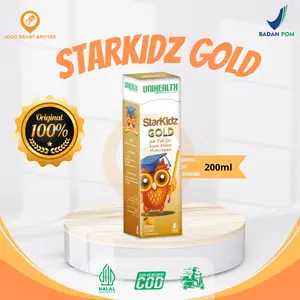 Starkidz Gold memenuhi kebutuhan Vitamin Mengandung Aa, Fish Oil, Asam Amino, Multivitamin