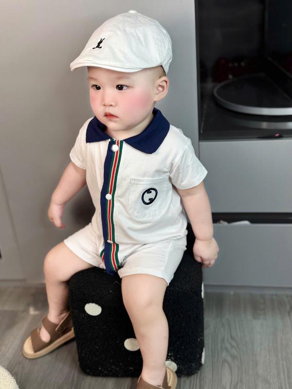 [BÉ NHẤT NHÀ]-Body Polo Cotton kẻ sọc công tử cho bé chất cotton mềm mịn co dãn 4 chiều 0