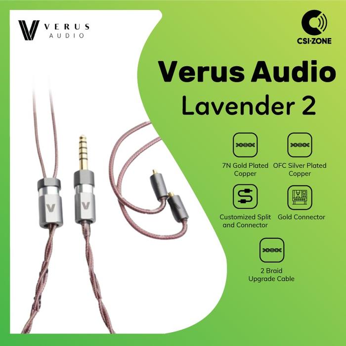 Gambar Verus Lavender 2 7N OCC Gold Plated Copper Cable For In Ear Monitor - 2 Pin 0.78, 4.4mm dari CSI-ZONE Kota Tangerang Selatan Tokopedia