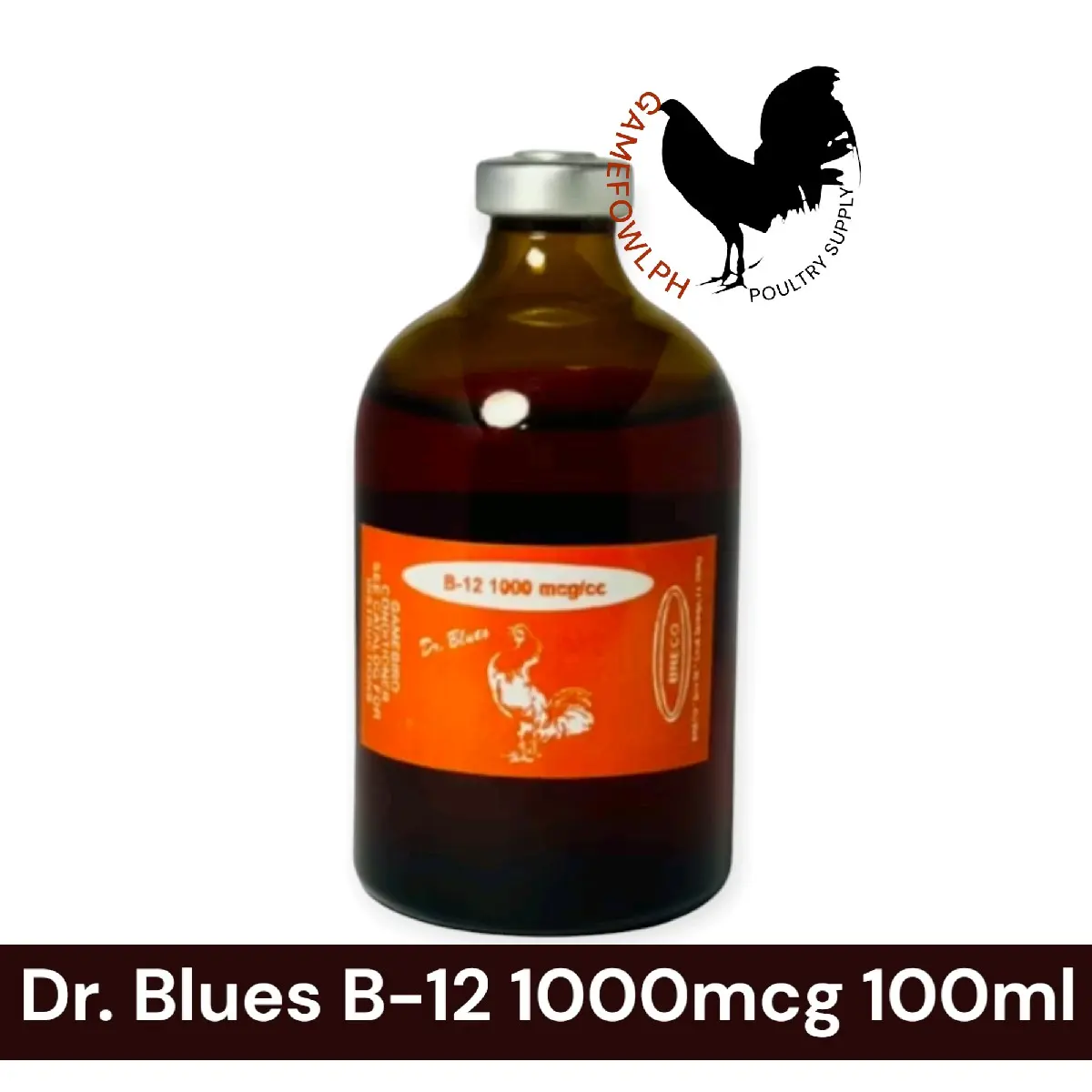 Dr. Blues B12 1000mcg Available in 10ml/30ml/100ml For GAMEFOWL Supplement Conditioning