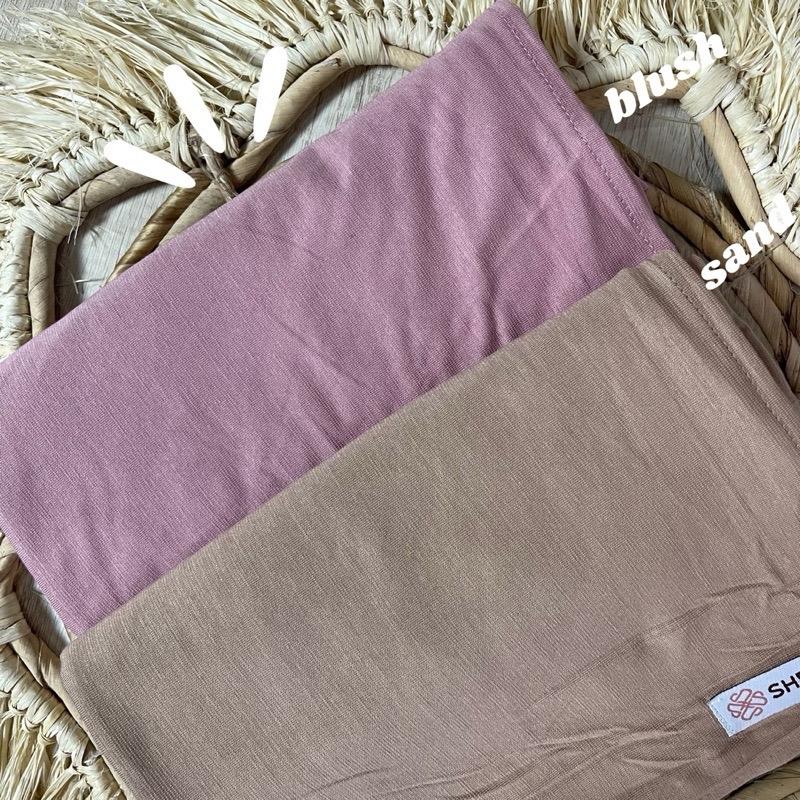 SHEEKA - PASHMINA ALIYA KAOS RAYON PREMIUM AIRFLOW Muslim Jilbab Panjang 1